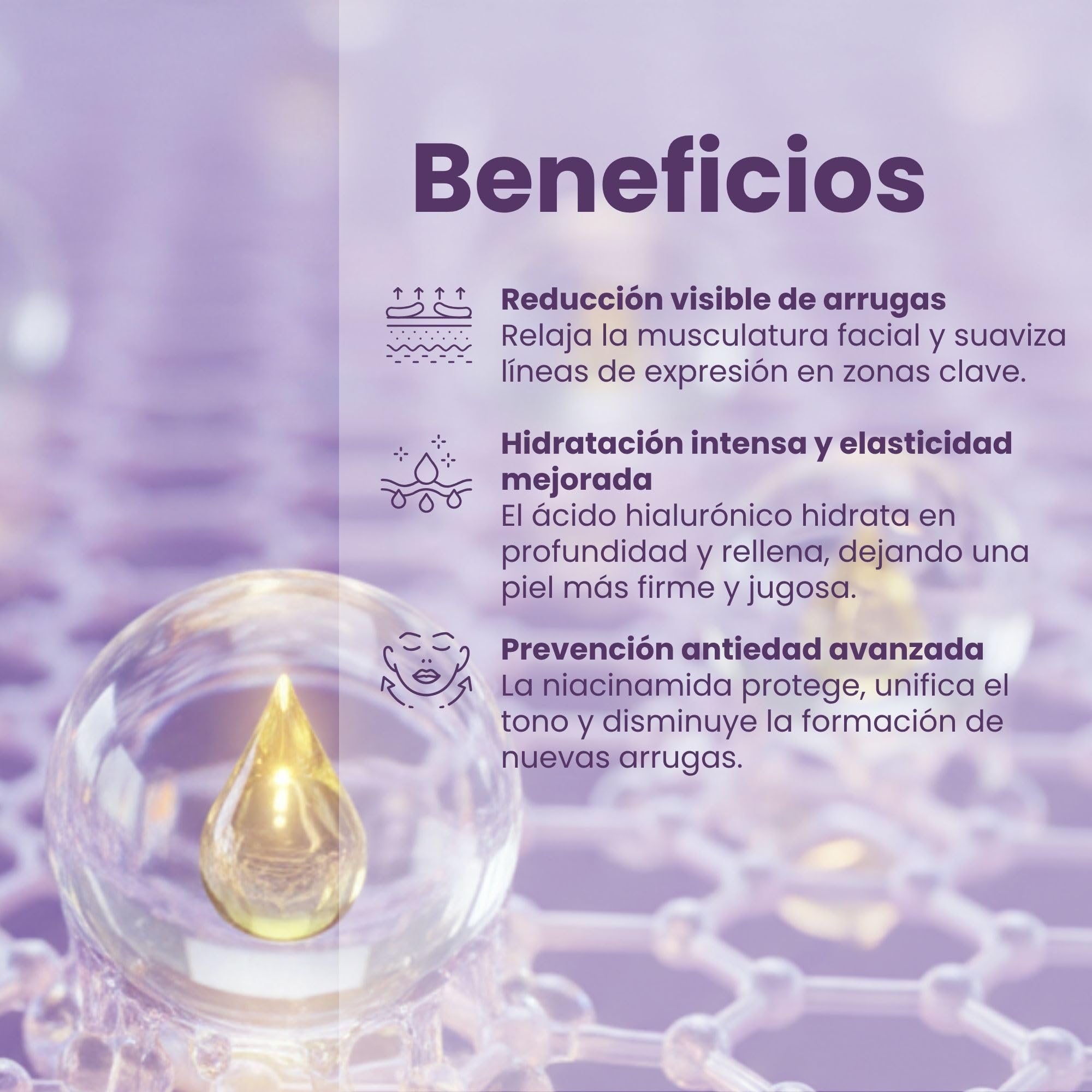 Lourdes Moreno | Serum B-tox con Argireline efecto Lifting Facial Relax | Elimina Las Arrugas y previene Su Aparición | Serum Efecto B-tox Y Lifting Face | Crema Antiarrugas | 30 ml