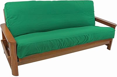 Blazing Needles Solid Twill 8 to 9-inch Full Futon Cover