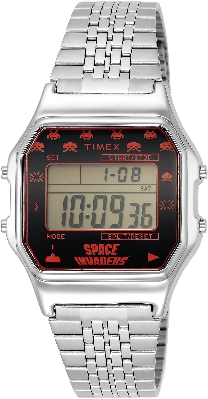 腕時計 スペースインベーダーコラボ TW2V30000 シルバー [並行輸入品]