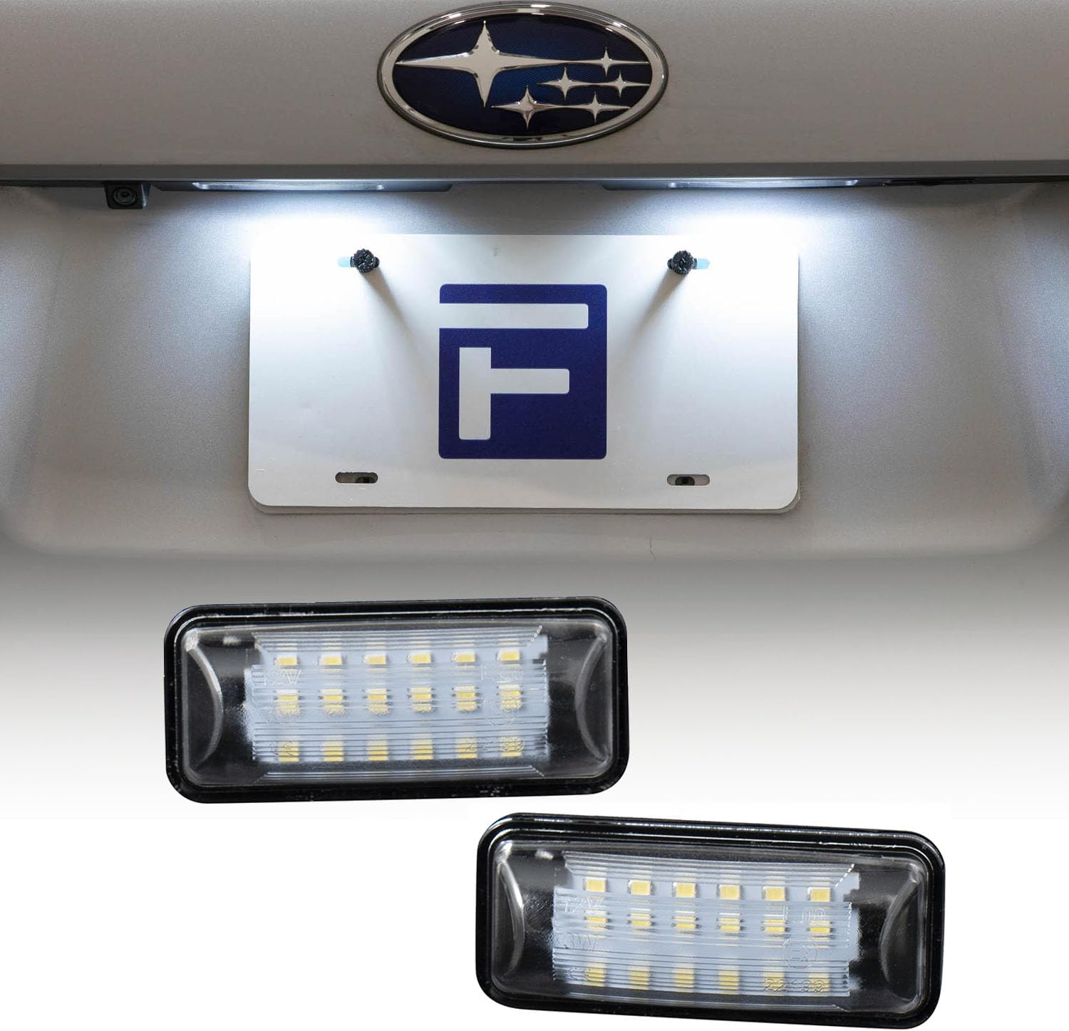 Form Lighting LED License Plate Lights compatible with Subaru XV Crosstrek 2013-2015
