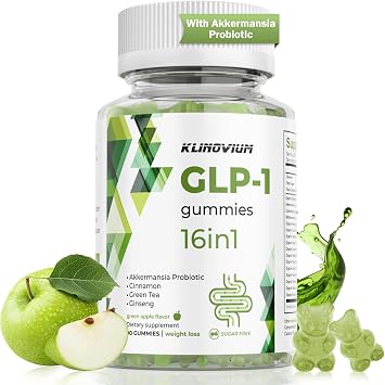GLP1 Supplement | GLP Gummies Activates GLP-1 & AMPK with Akkermansia Probiotics, Berberine&More, GLP 1 Gummy for Women & Men,Gut Health, Energy & Metabolism - 1 Pack, 90 Gummies