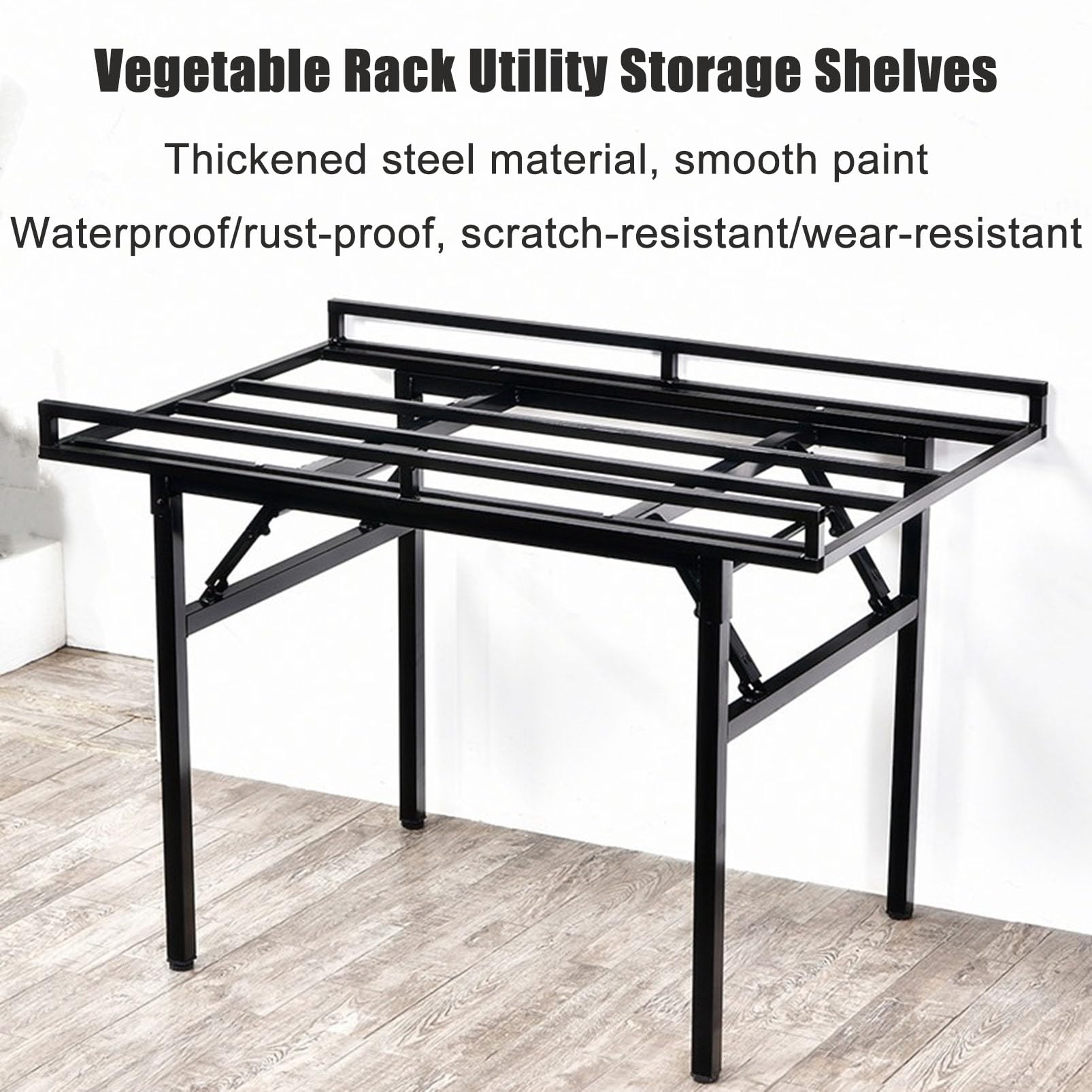 Supporto di frutta di mercato del cesto di esposizione di verdure di plastica per la soluzione di stoccaggio della cucina della dispensa della spesa conveniente scaffale di esposizione per i negozi di