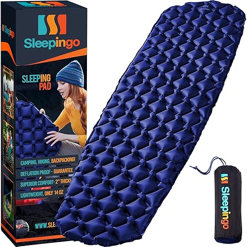 Ultralight Sleeping Mat - Inflatable & Compact Camping Air Mattress