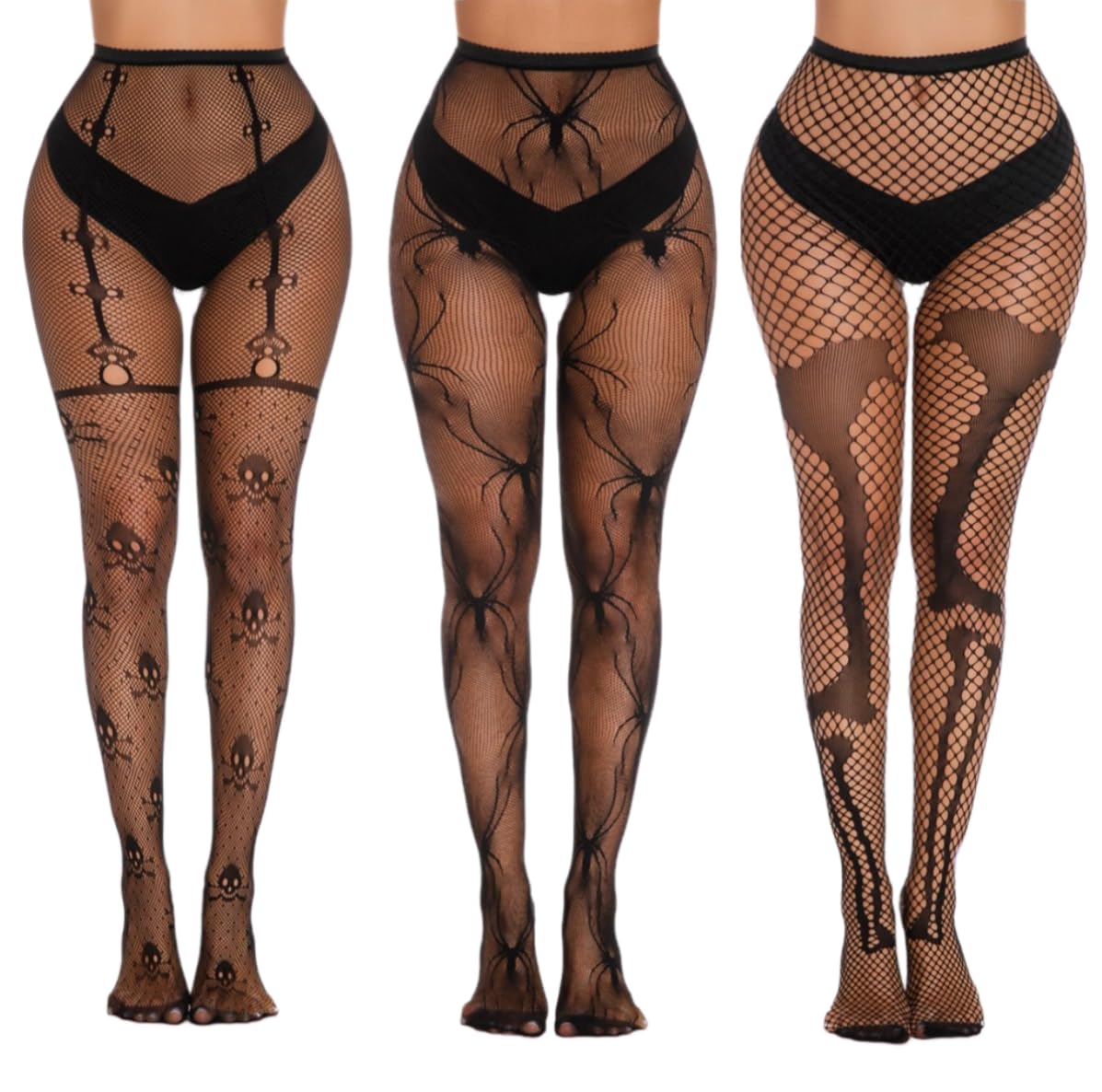 Collants Résille Strass Ulalaza - Nylon Et Spandex - Taille Unique Pour Femmes - Look Sexy Et Confortable