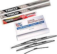 Vista 75 de WiperBladesUSA Juego de limpiaparabrisas compatible con Toyota Corolla 2013 (juego de 2) limpiaparabrisas