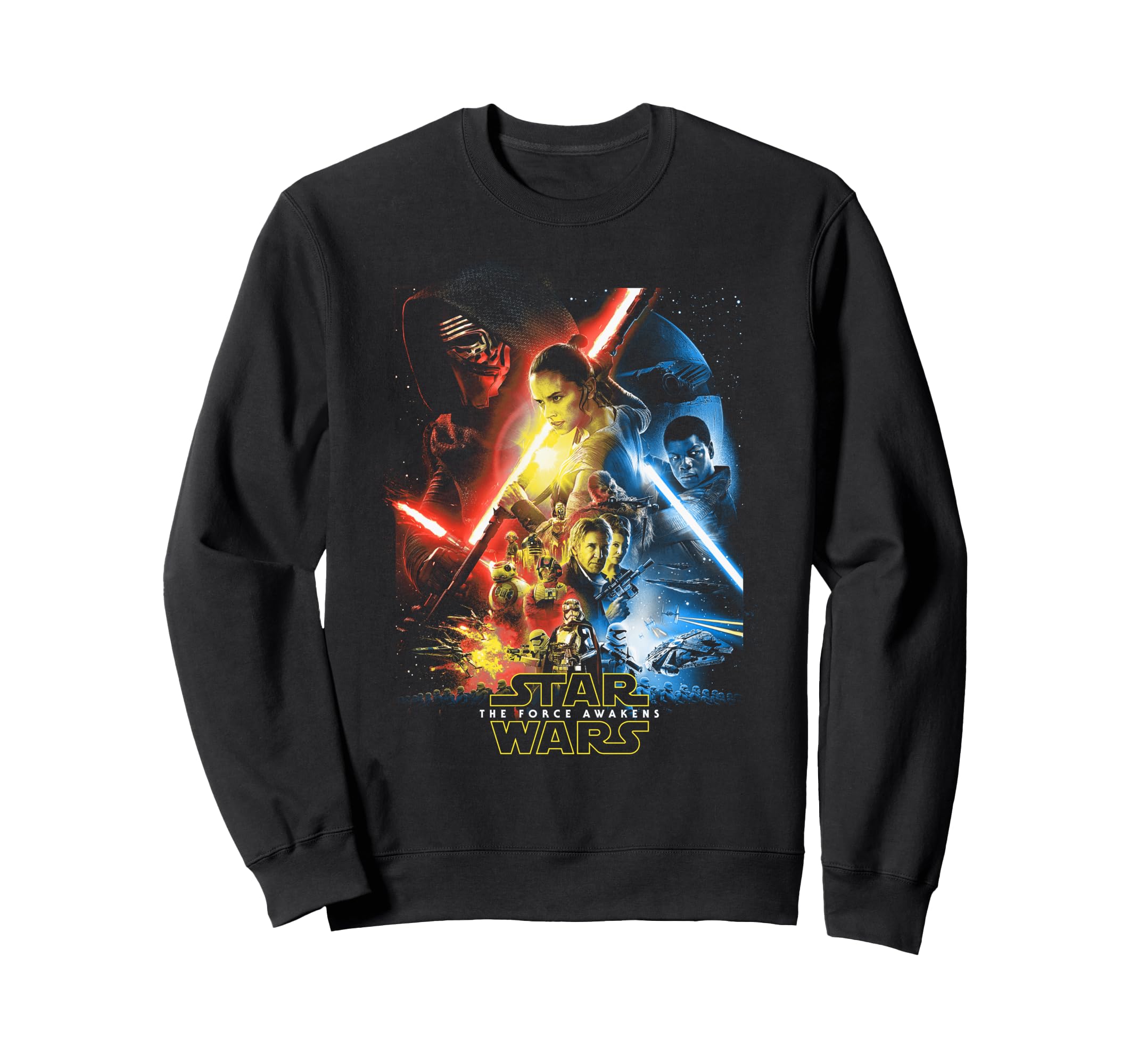 Sweat Star Wars The Force Awakens ne peluche pas pull chaud graphisme durable - 2
