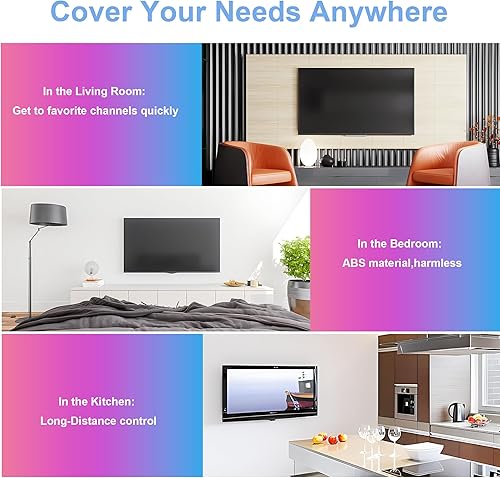 Miniatura 9 de Paquete de 2 nuevo control remoto universal para VIZIO All LED LCD HD 4K UHD HDR Smartcast 3D Smart TV reemplazo para Vizio Smart TV Remote con 6