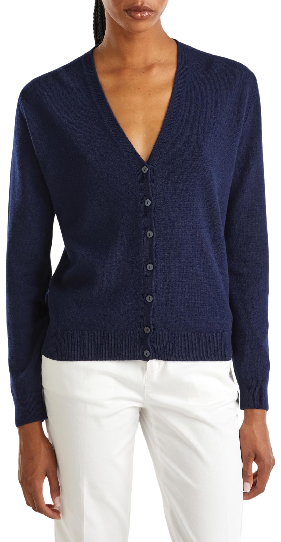 United Colors of Benetton Cardigan M/L 1002d6879 Manica Lunga Donna