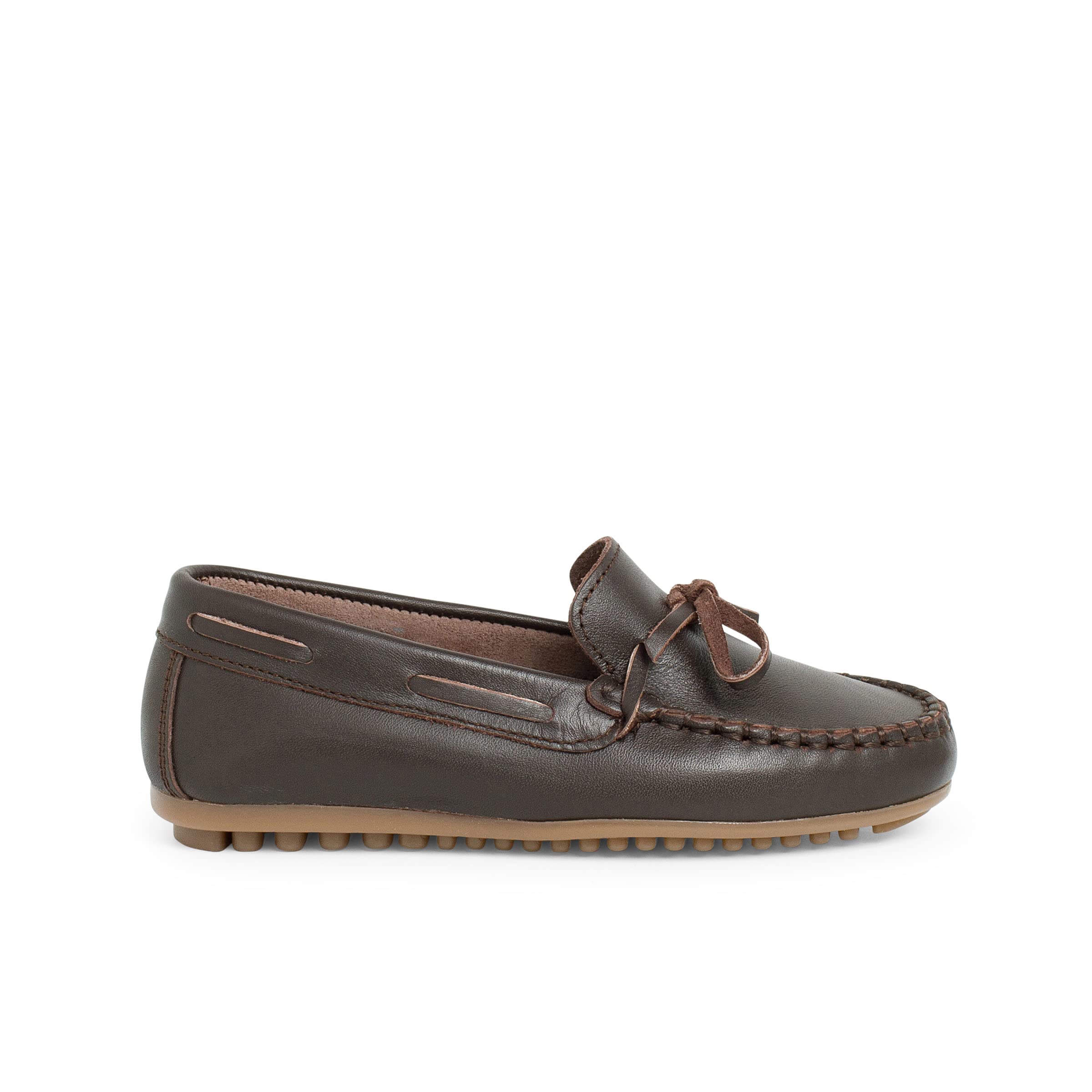 Pisamonas Mocasines Niño Piel Lazo
