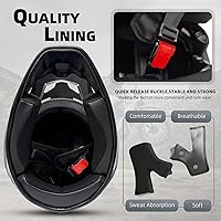 Vista 3 de Casco de motocross para jóvenes, cascos de bicicleta de tierra para niños, cascos de motocicleta todoterreno, bicicleta de montaña, BMX, MX