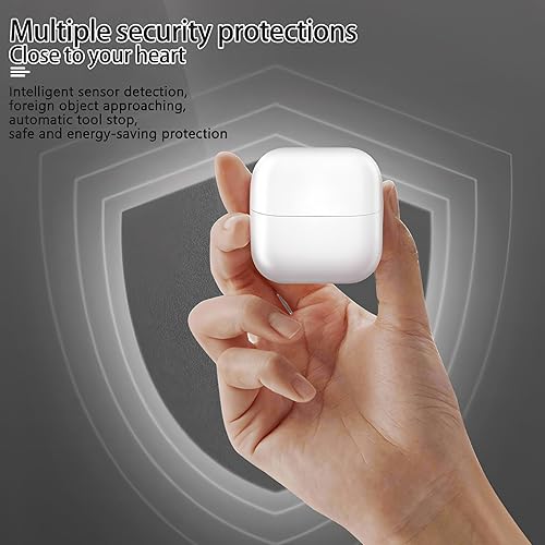 Miniatura 5 de Cortaúñas eléctrico, recortador automático de uñas de 2 velocidades, cortaúñas recargable con almacenamiento de polvo y luz LED para hombres