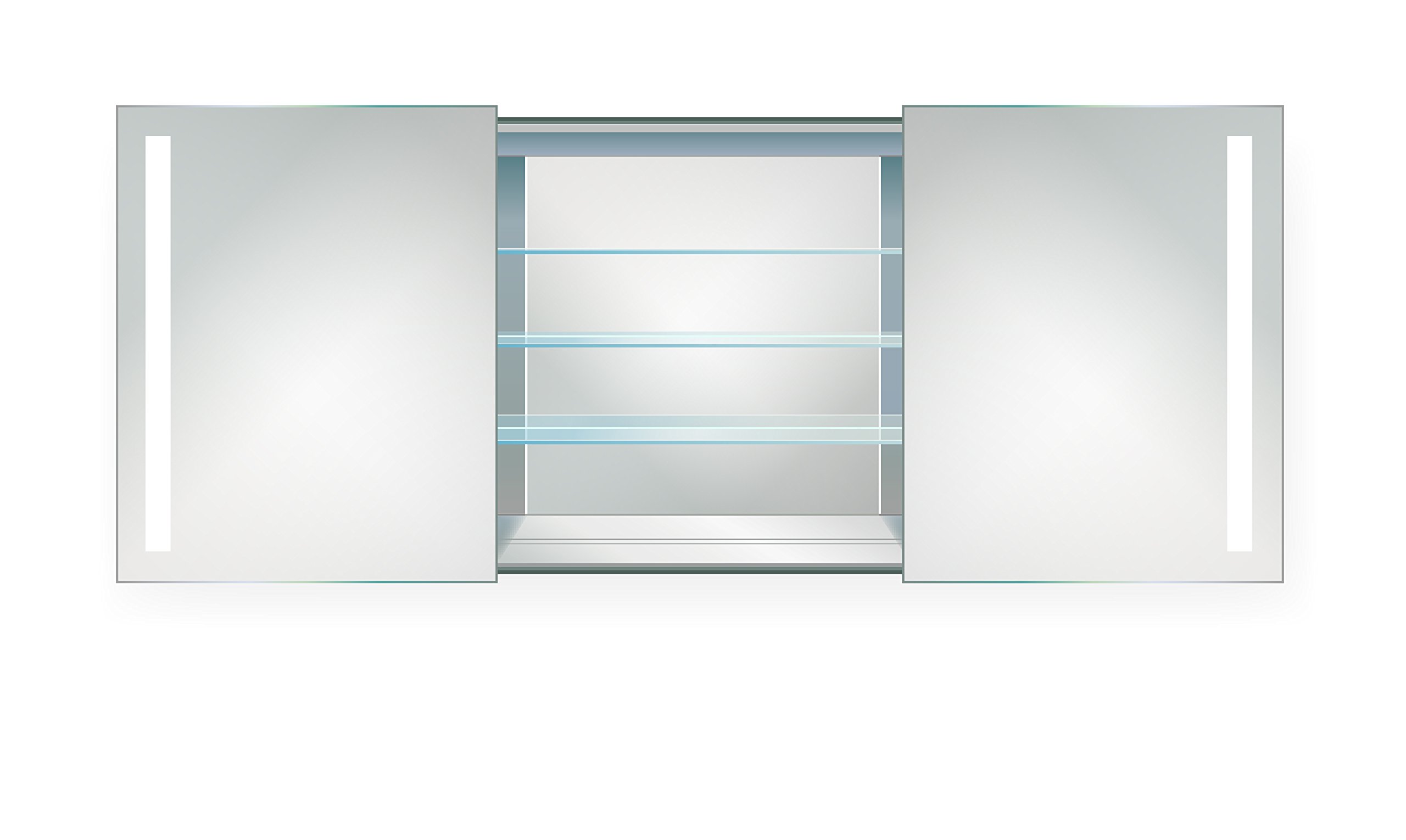 Buy Krugg LED Medicine 48 Inch X 30 Inch Lighted 2 Sliding