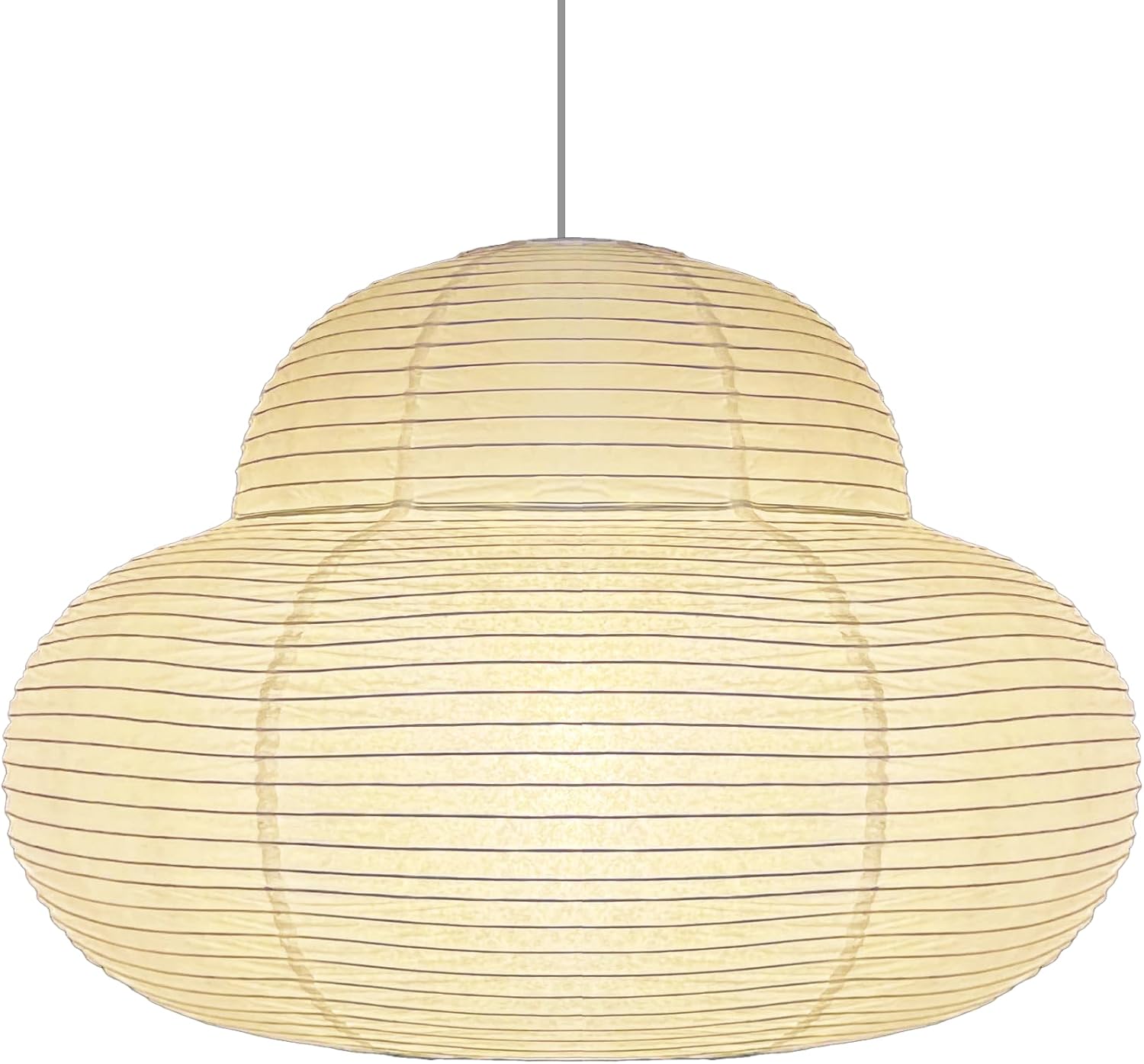 21.65inch White Cloud Lampshade,Big Size Foldable Chinese Paper Lantern, Handicrafts Ceiling Ampshade Indoor Decorative Chandelier