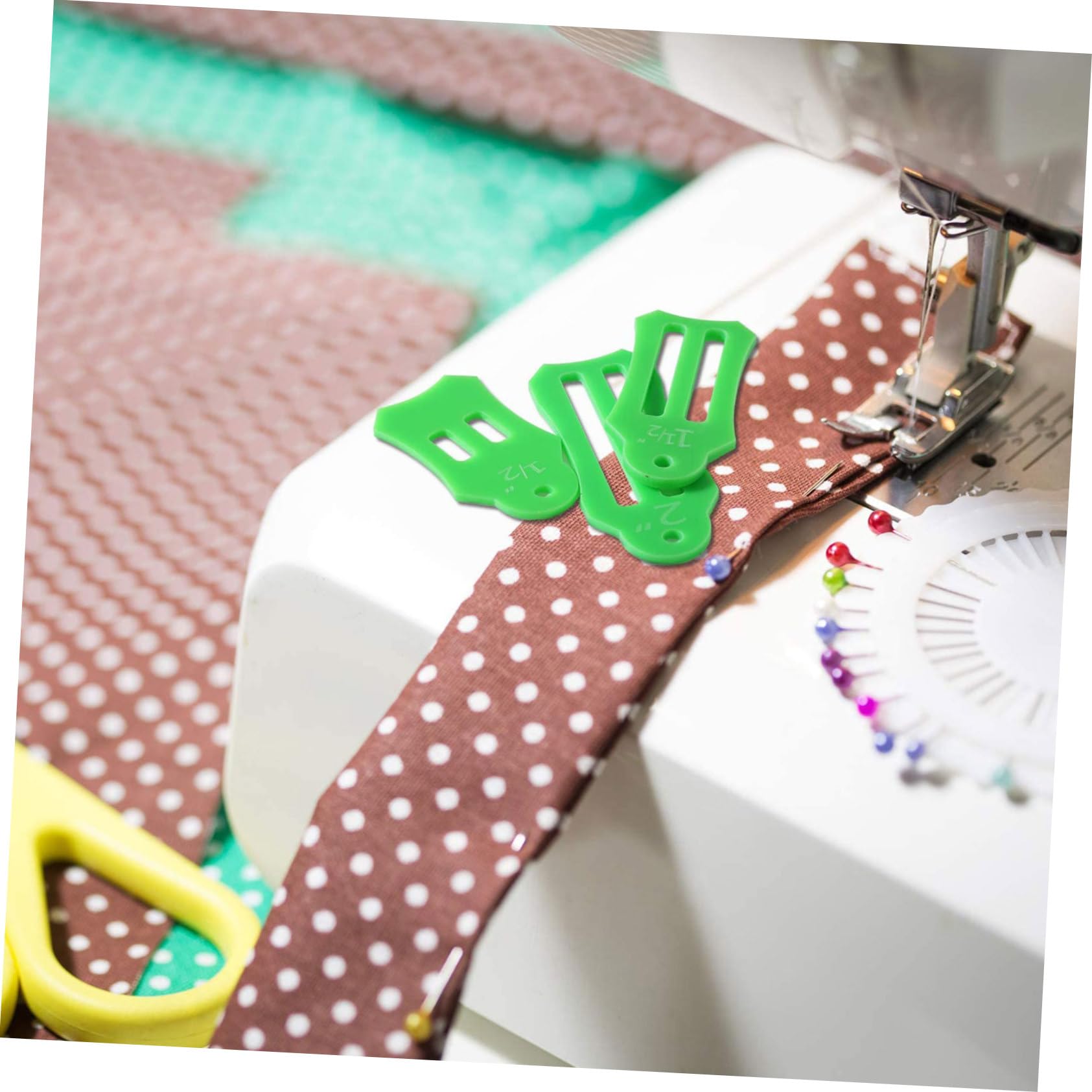 LALAFINA Bias Tape Maker Tool Quilting Supplies Fabric Hemming Device Bias Binding Maker Sewing Machine Accessory