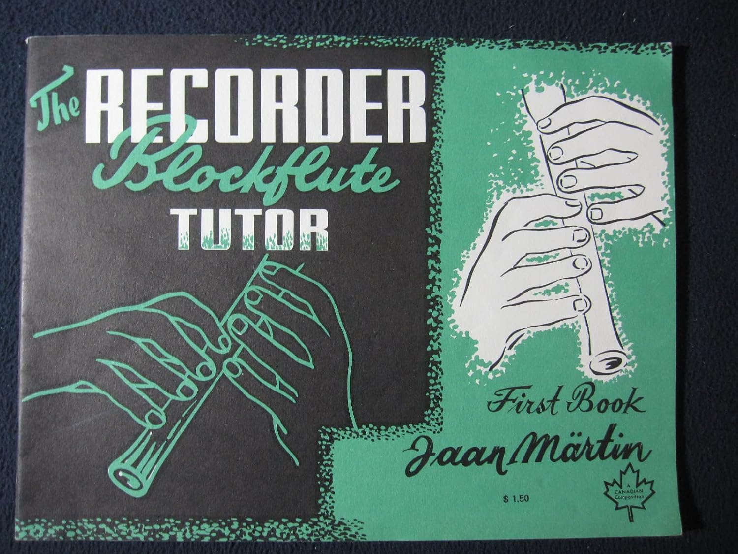 The Recorder Tutor (Blockflute) First Book Jaan Martin Books