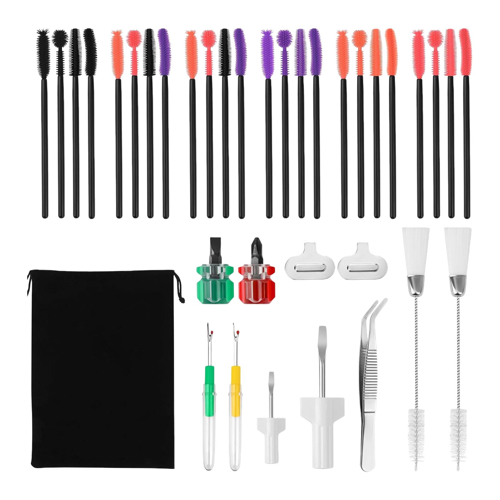 LUCKGONI 36 Pcs Sewing Machine Set Complete With Stainless Steel Tools For Maintenance And Repair