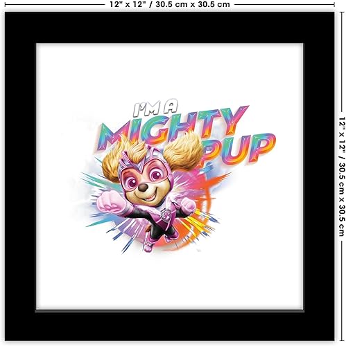 Miniatura 6 de Trends International Gallery Pops Nickelodeon Paw Patrol The Mighty Movie - Póster de pared con texto en inglés "I'm A Mighty Pup", 12.00 x 12.00