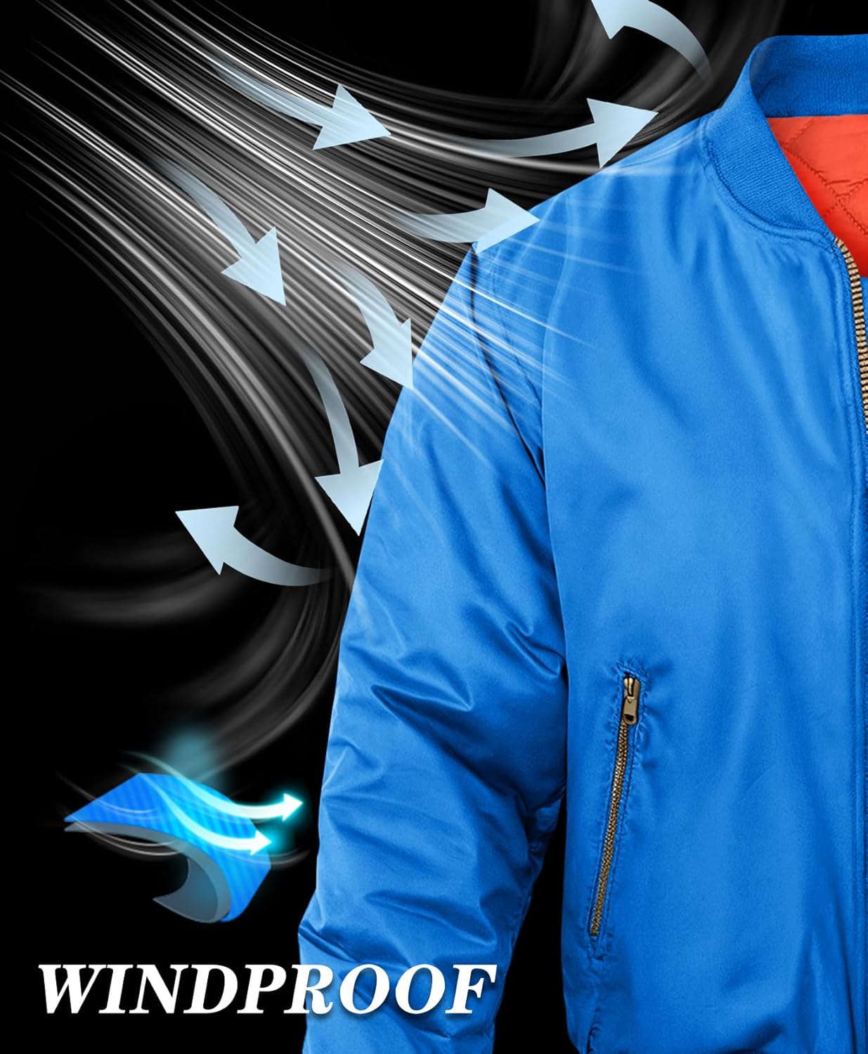 MAGNIVIT Men's Bomber Jacket Casual Fall Winter Military Jacket and Coats Outwear - Image 3