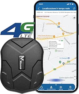 4G Car GPS Tracker, 4G GPS Tracker Real Time Location Tracker/Geo-FenceAlarms/Free App, 4G GPS Tracking with Alarm System and Powerful Magnet 5000mAh Battery asin的图片