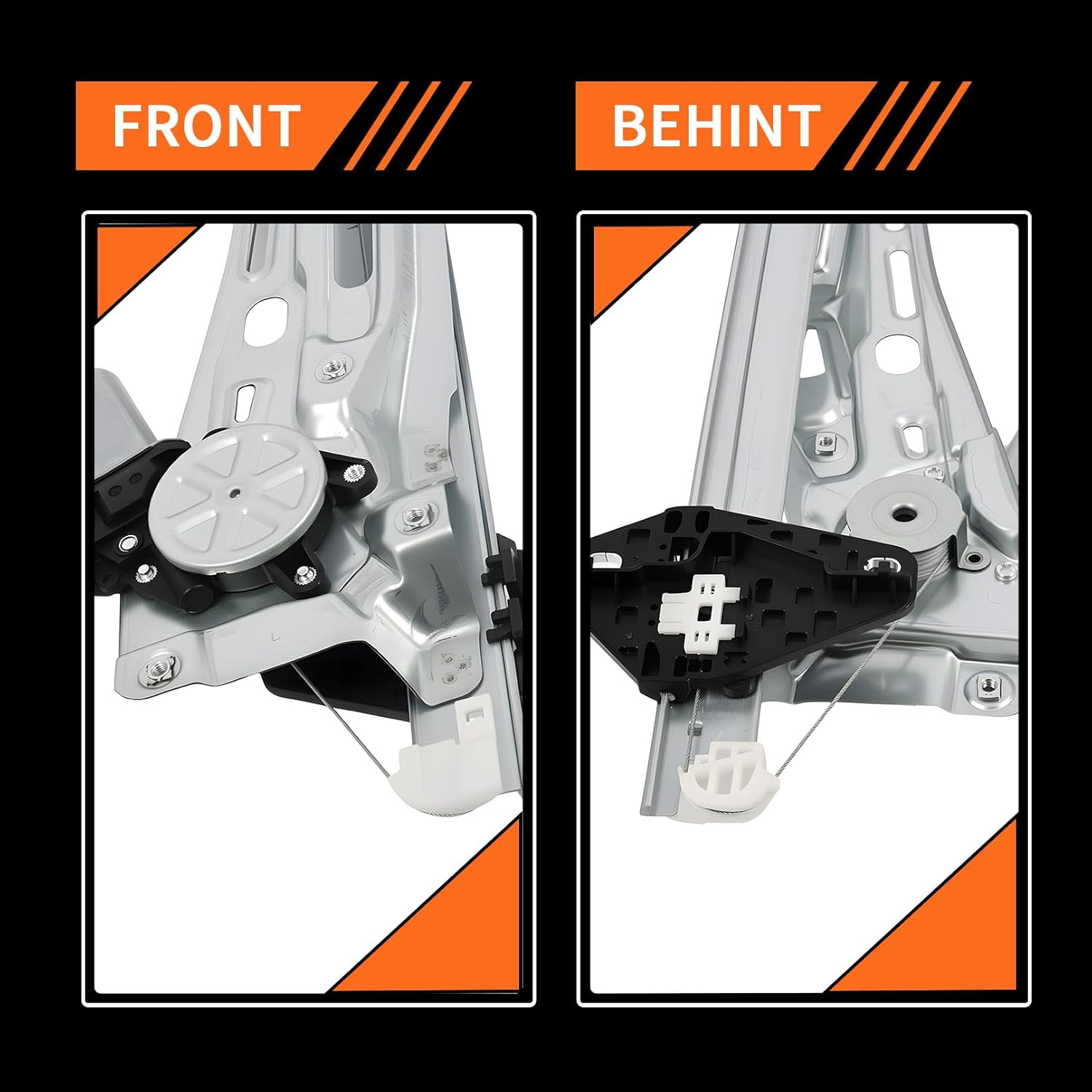 Power Window Regulator W/Motor Front Left Driver Side Compatible with MDX 2007-2013 Sport Utility Replace 751-032 72250STXA01 WPR6086LM RPAH114 389134 751032 72250-STXA01