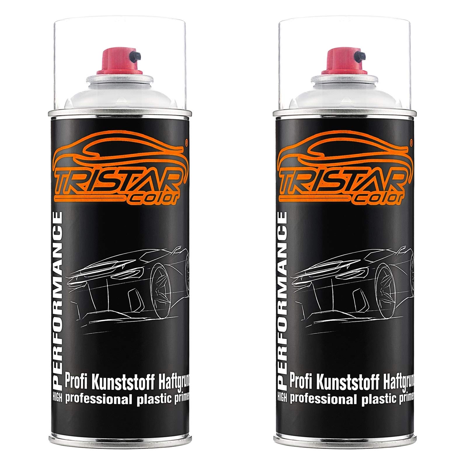 TRISTARcolor Haftgrund Primer Haftvermittler für Kunststoffteile/Spraydose - Sprühdose 2 x 400 ml transparent