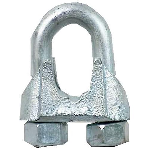 Campbell Chain & Fittings T7670499 Wire Rope Clip, Electro-Galvanized, 34", Tagged (Pack of 5)