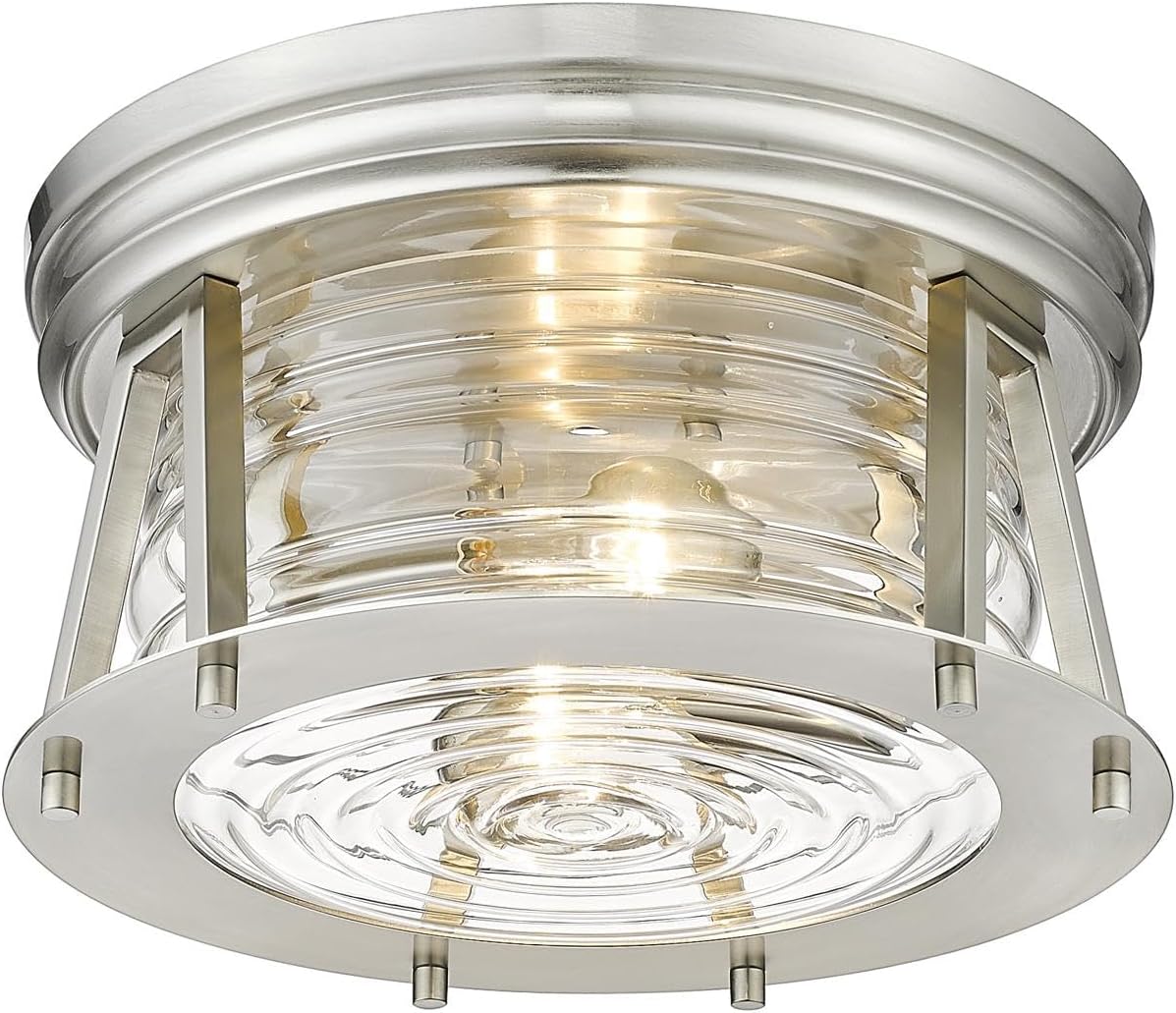 Z-Lite 2 Light Flush Mount 491F2-BN