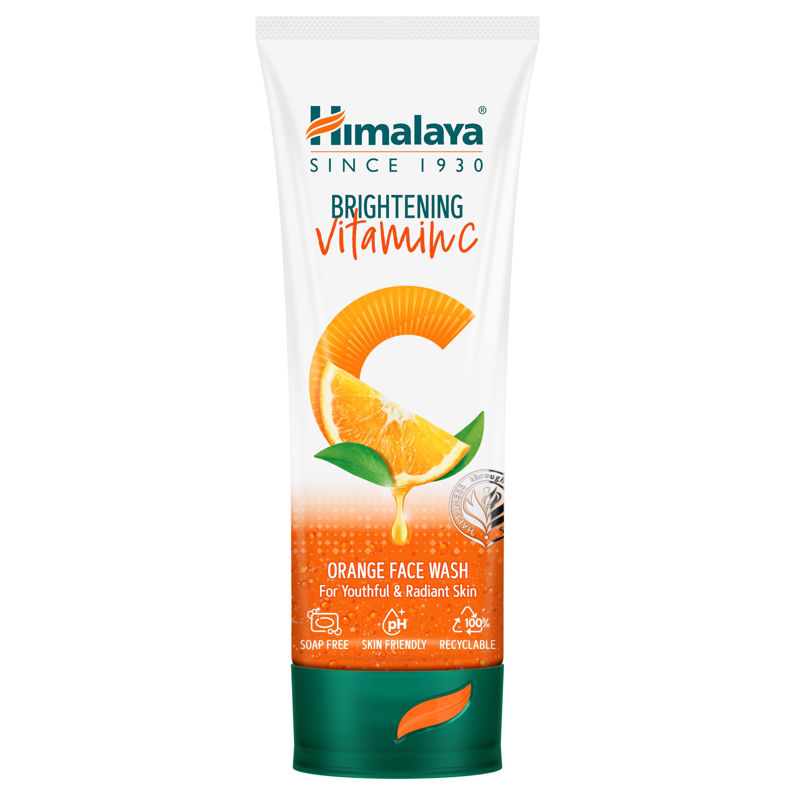 Himalaya Brightening Vitamin C Orange Face Wash | Brightening Face Cleanser | Remove Dull Skin | 100ml-image-1