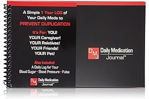 Medication Tracker for Seniors: Comprehensive Daily Wellness Journal