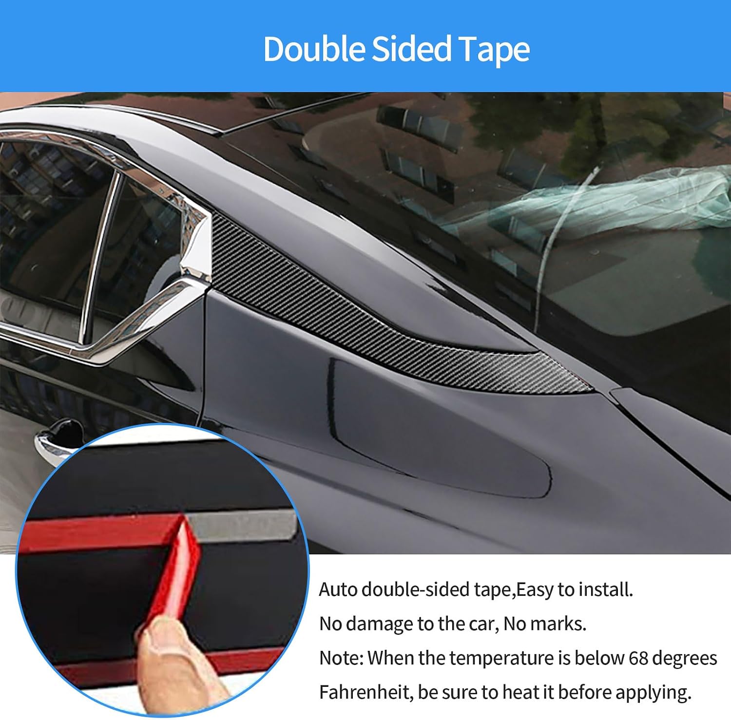 Car Accessories Compatible with Nissan Altima 2019 2020 2021 2022 Rear Beveled Window Louver Shutter Strips Cover Molding Trims ABS 2PCS