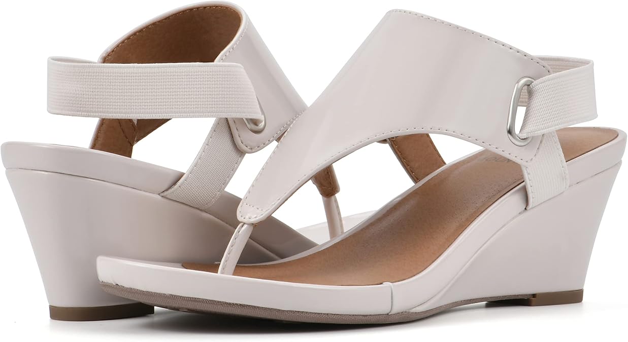 White Mountain Women's All Dres Wedge sandal