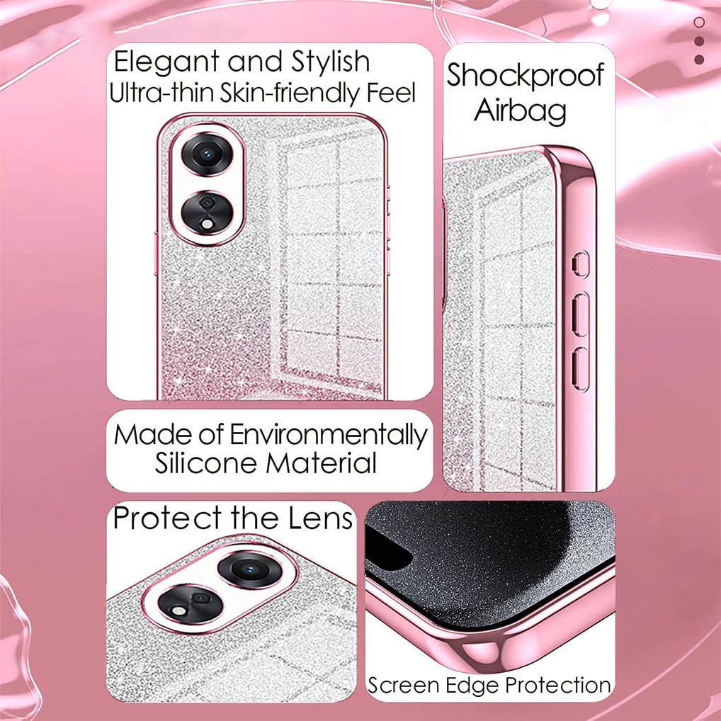 For Oppo A38 | Oppo A18 Back Case Cover(Matte Liquid Silicone | Micro