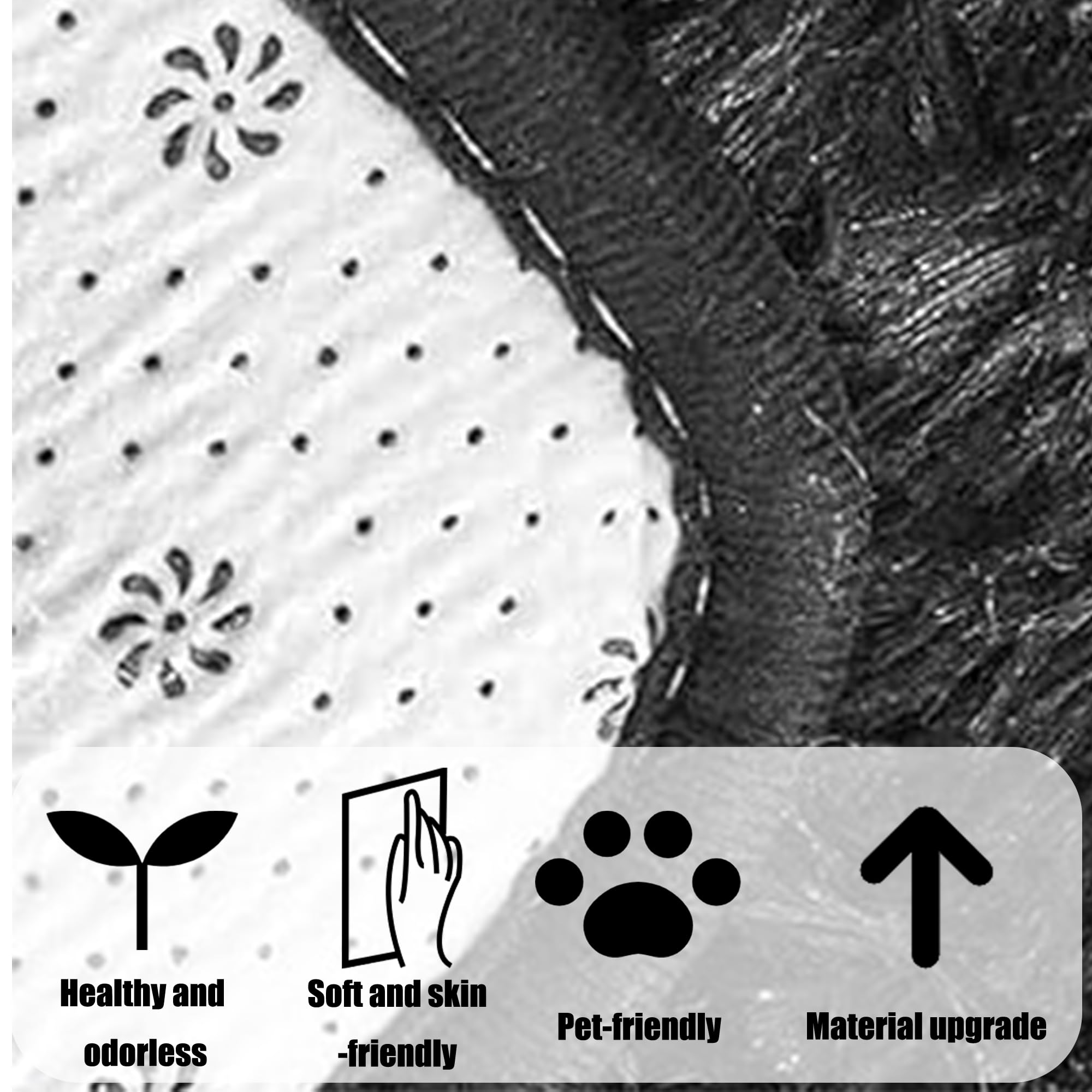 Tapis Salon Shaggy 160 x 160 cm Lavable en Machine Tapis Shaggy Long Poil Moderne Design pour Salon, Chambre à Coucher, Couloir, Gris Foncé