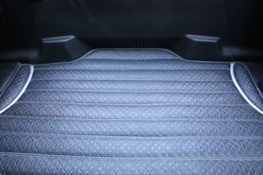 3D FRONTLINEPU Leather nti Skid Barfi Finish Car Dicky/Trunk Mats for Hyundai Creta (Silver)