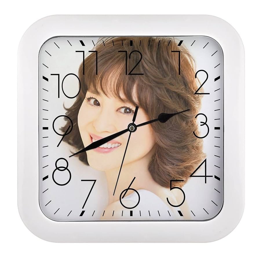 Amazon.co.jp: 松田聖子4 壁掛け時計 掛時計 モダン 掛け時計 か