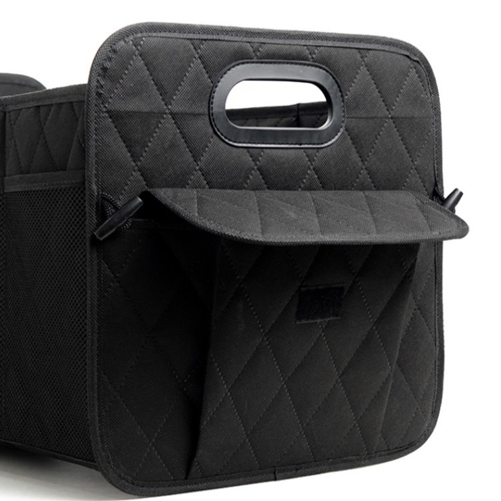 Foldable Car Boot Bag 50L Trunk Organizer with Non-slip Bottom Side Pockets
