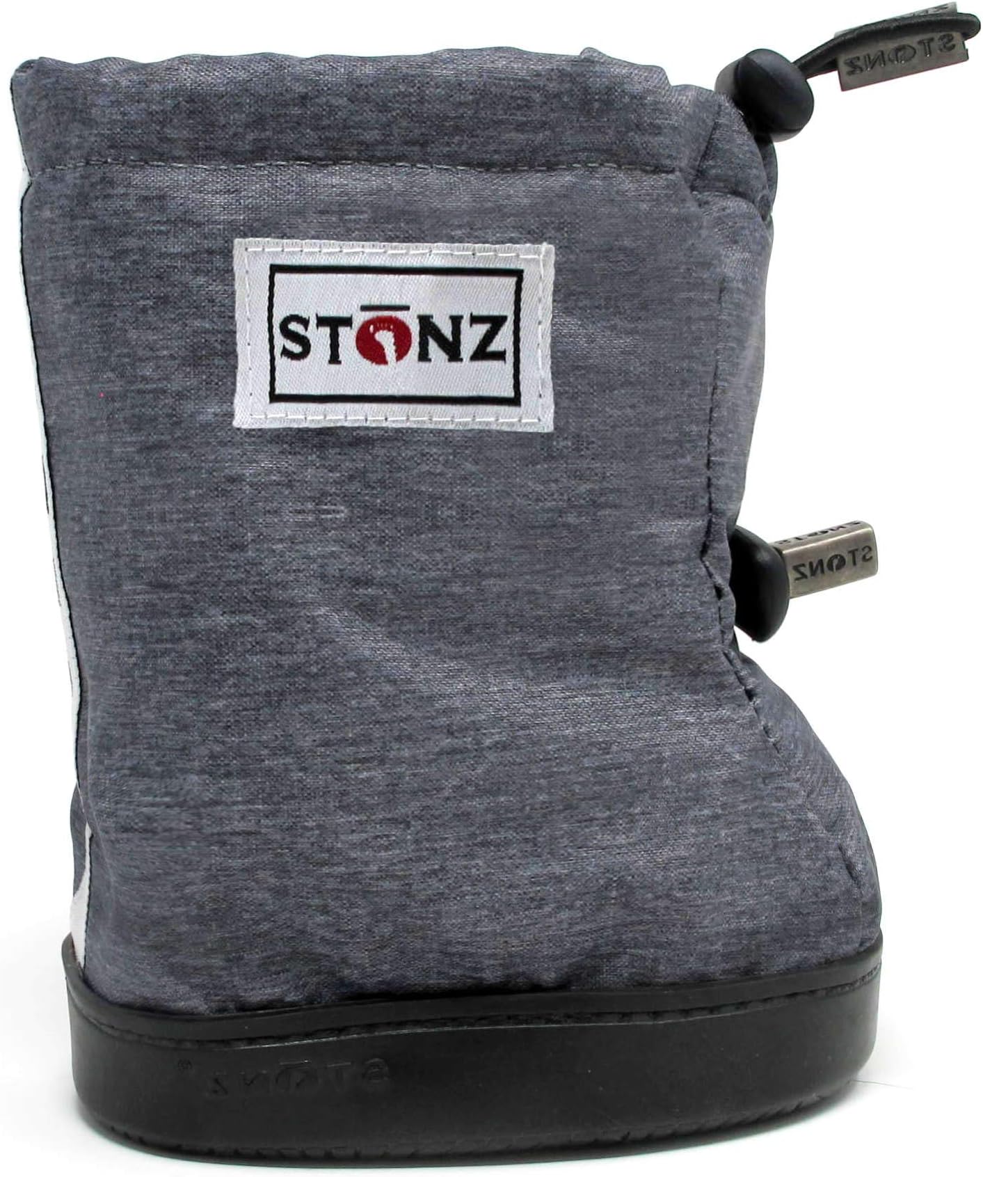 Stonz Toddler Booties - All-weather nylon booties for babies and Kids to fit over shoes and stay on, featuring a flexible sole for versatile use.