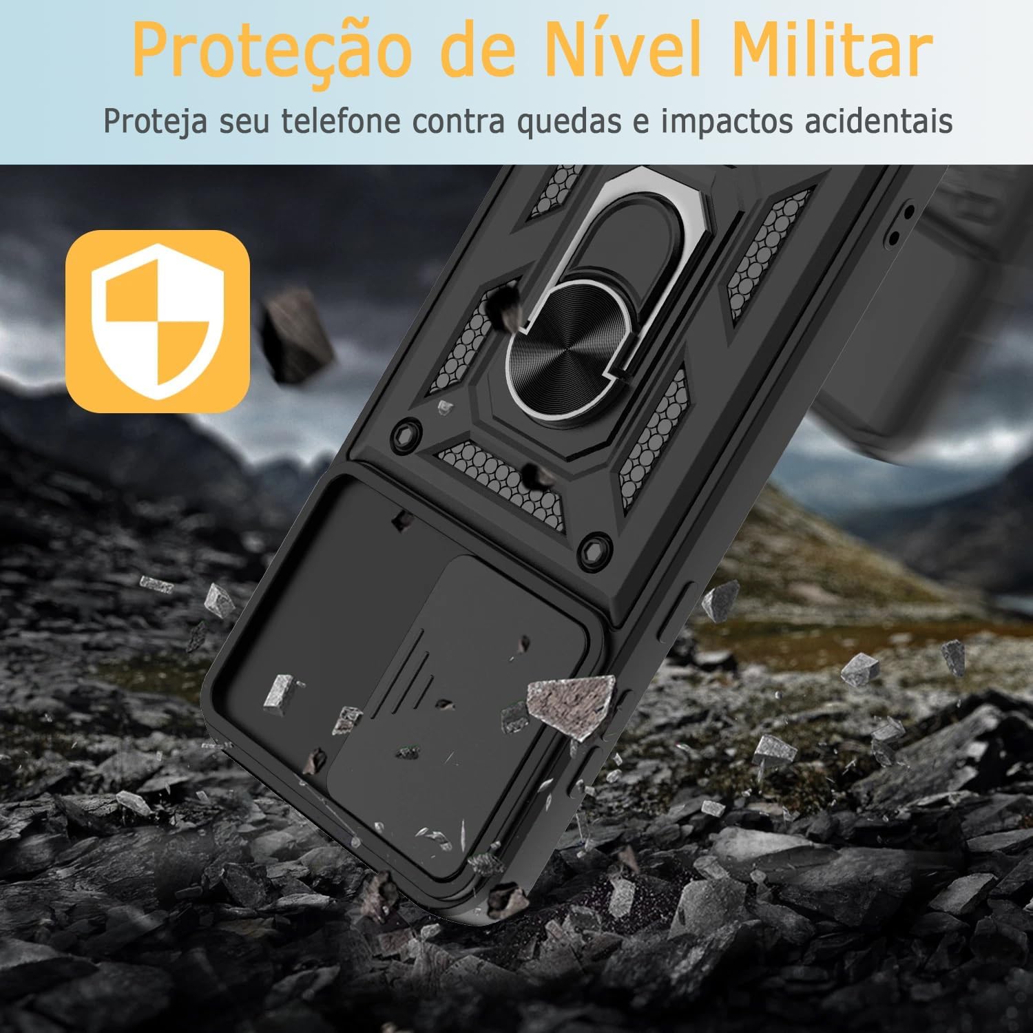 Capinha Capa para Samsung Galaxy A55 + 2 Películas de Vidro Temperado | Capa Anti-Impacto | Proteção da Câmera | Resistente a Arranhões | Aberturas Precisos | Armadura Militar Capinha Capa para Samsung Galaxy A55 + 2 Películas de Vidro Temperado | Capa Anti-Impacto | Proteção da Câmera | Resistente a Arranhões | Aberturas Precisos | Armadura Militar