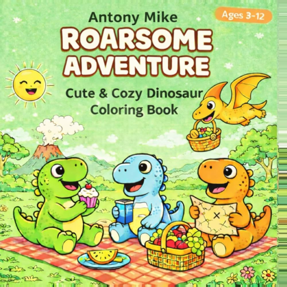 Roarsome Adventures: Cuddly Carnivores Colouring Book