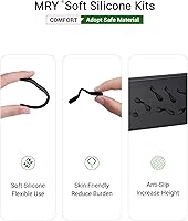 Vista 4 de Mryok Juego de almohadillas de repuesto para gafas de sol Oakley Radar EV Path OO9208 / Pitch OO9211 / Asian Fit OO9275