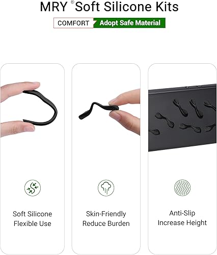 Miniatura 4 de Mryok Juego de almohadillas de repuesto para gafas de sol Oakley Radar EV Path OO9208 Pitch OO9211 Asian Fit OO9275