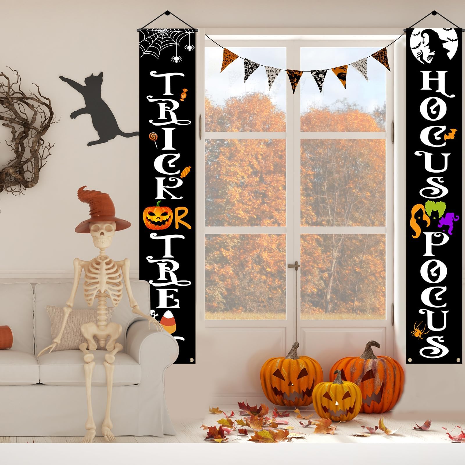 Baner na ganek Halloween