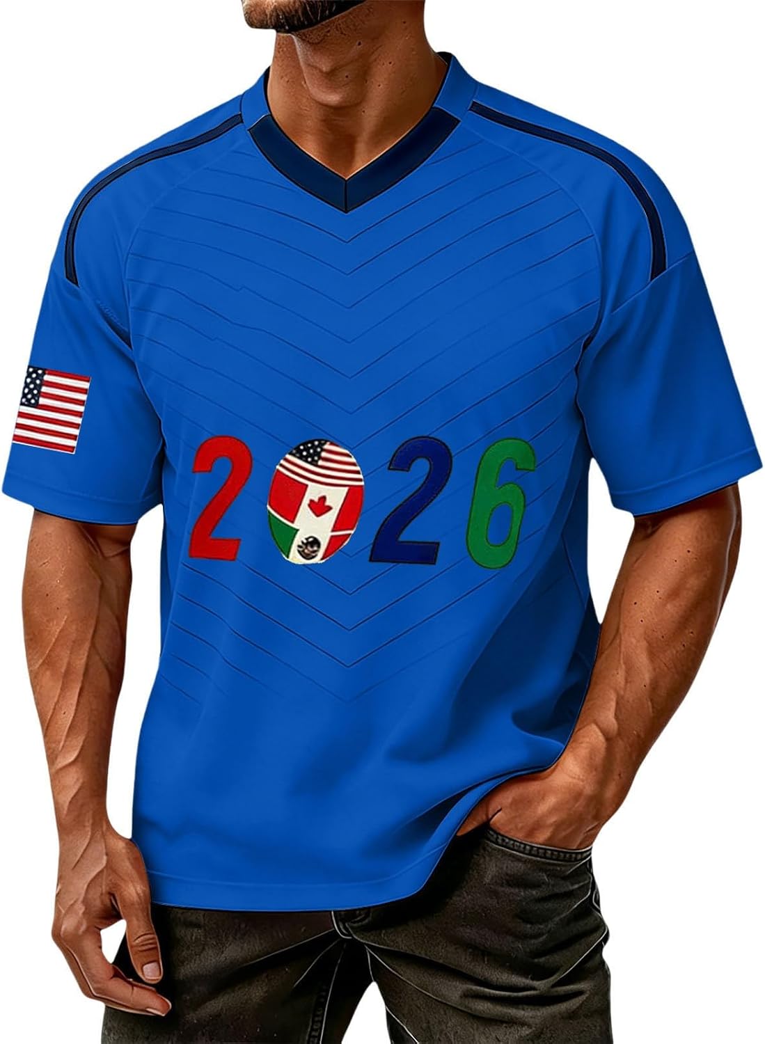 2026 World Cup Soccer Jersey for Men and Women Quick Dry Athletic Breathable Comfort Sports Top for Soccer Enthusiasts