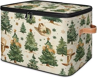 Storage Basket for Bedroom Kitchen Bathroom Storage Bins with Lids Foldable Toy Cube Storage Organizer for Kid Teen Women Men Tree