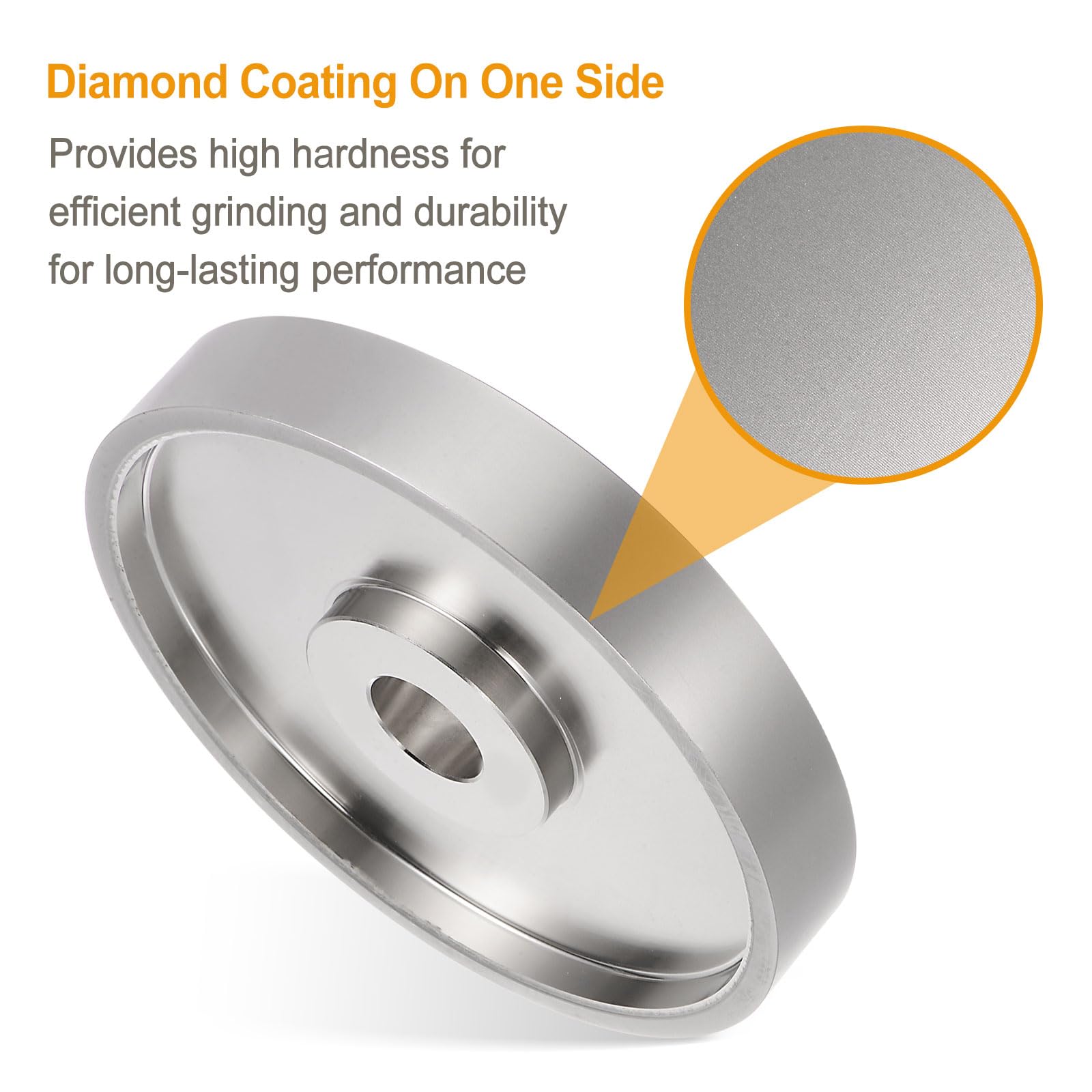 sourcing map Juego de Discos de Diamante para Pulir Plano 4" x 5/8" Arbor 80/120/240/320 Grit 28 Piezas