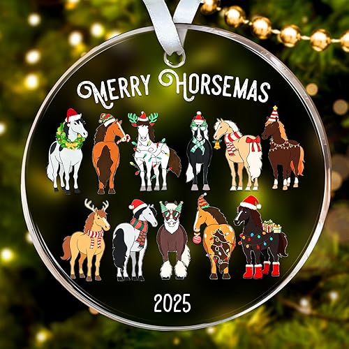 Miniatura 13 de HEXMOZ Adornos de Navidad de ciervos – Adornos de ciervo para árbol de Navidad – Regalos de ciervos para hombres, abuelo, papá, esposo, ideas de