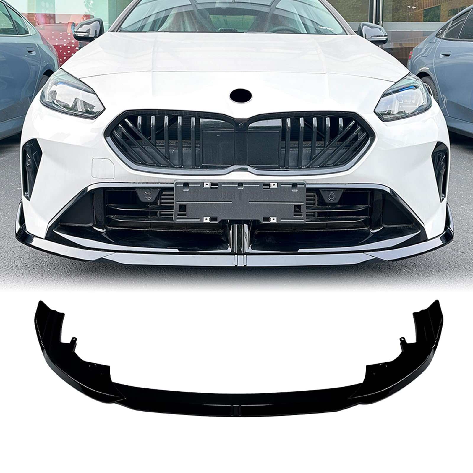 Kit Spoiler paraurti Anteriore per BMW F70 F74 M Sport 2024-2025 Nero