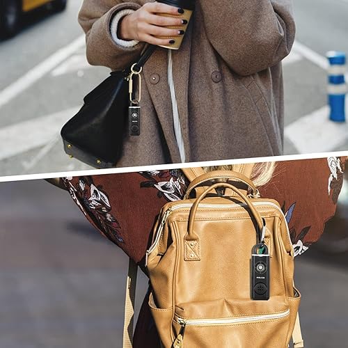 Miniatura 5 de Alarma de seguridad personal de policía y BURN Pepper Spray Combo de autodefensa para mujeres y hombres  Sirena fuerte de 135 db con gas pimienta