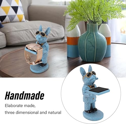 Miniatura 2 de Soporte de reloj hecho a mano, lindo modelo de figura decorativa, soporte de exhibición de reloj para joyería, reloj, pulsera, collar, hogar (perro