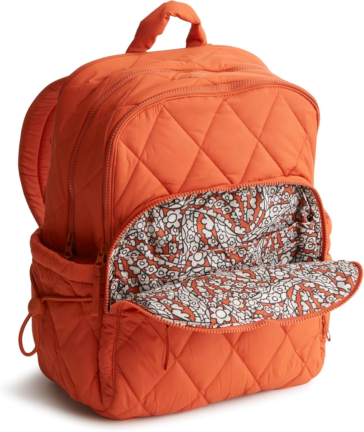 Vera Bradley Women's Featherweight Large Bancroft Backpack, Potter's Clay, One Size
